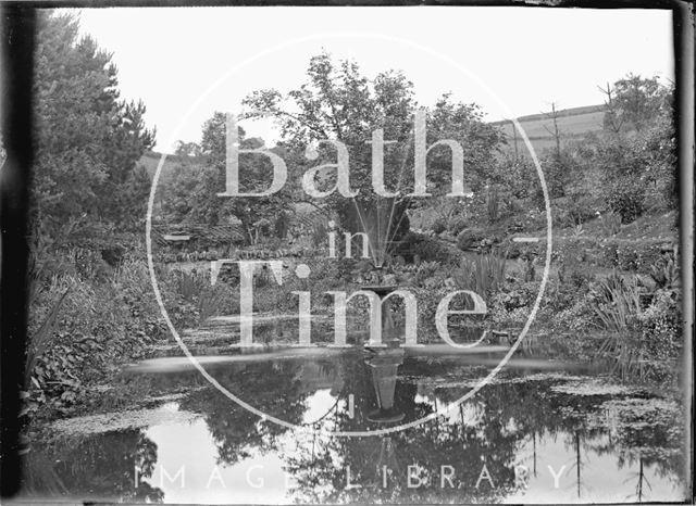 The lower gardens of Wayfield, Solsbury Lane, Batheaston, c.1920s