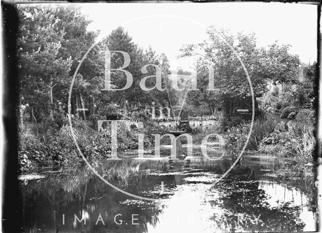 The lower gardens of Wayfield, Solsbury Lane, Batheaston, c.1920s