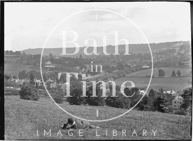 View of Batheaston from the Cliffs c.1910