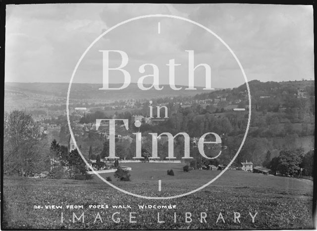 View from Popes Walk of Widcombe, No.20 c.1910