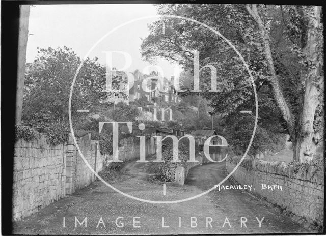 Prospect Road, below Macaulay Buildings, Bath c.1910