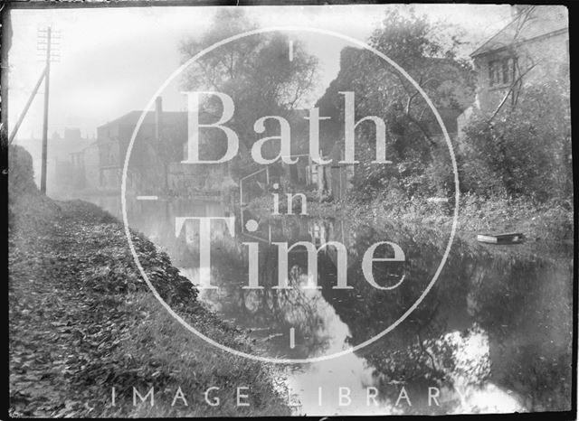 View of the coal wharf, Sydney Buildings, Bath c.1910