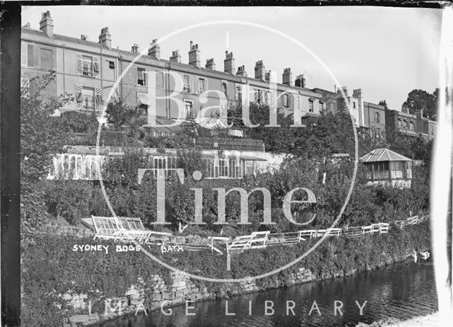 Rear of Sydney Buildings, Bath c.1920