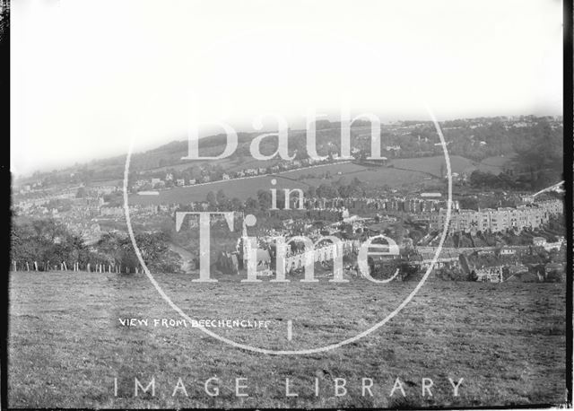 View of Widcombe from Beechen Cliff, Bath c.1920