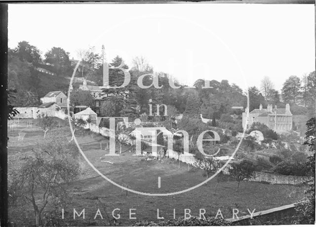 Lyncombe Vale with Greenway Lane at the top of the slope c.1920s