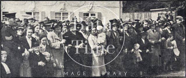 Spectators at the opening of Alice Park June 1938