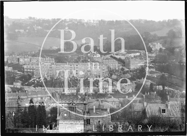 View of Widcombe Crescent No.1 c.1920s