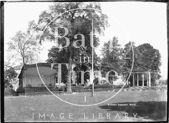 Sydney Gardens temple and bandstand c.1920s