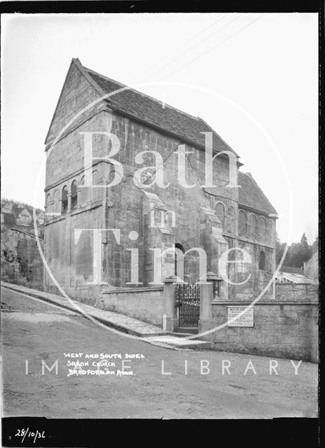 Saxon Church, Bradford on Avon 28 Oct 1936