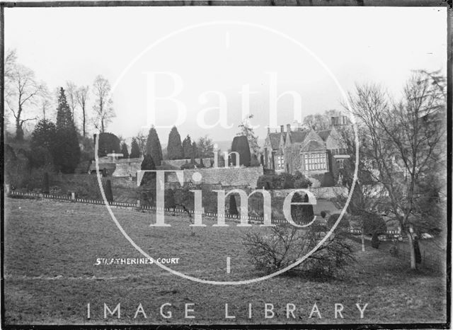 View of St Catherines Court and Garden c.1920s