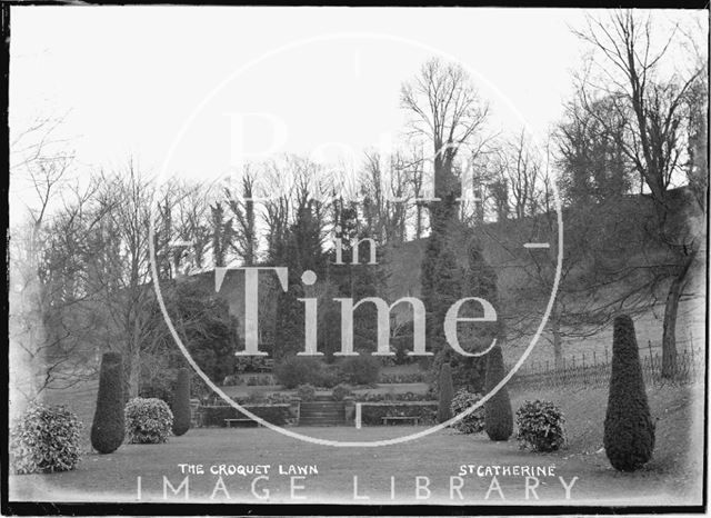 The Croquet Lawn, St Catherines Court c.1920s