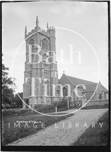 The church of St Philip and St James, Norton St Philip c.1932