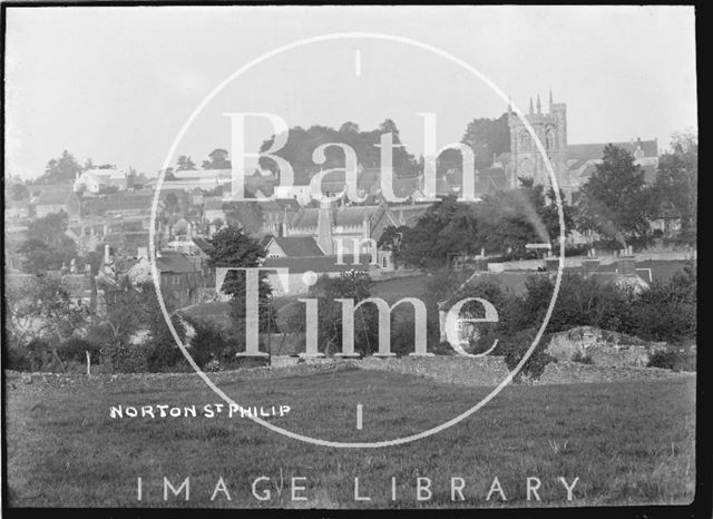 Norton St Philip, village view 1910