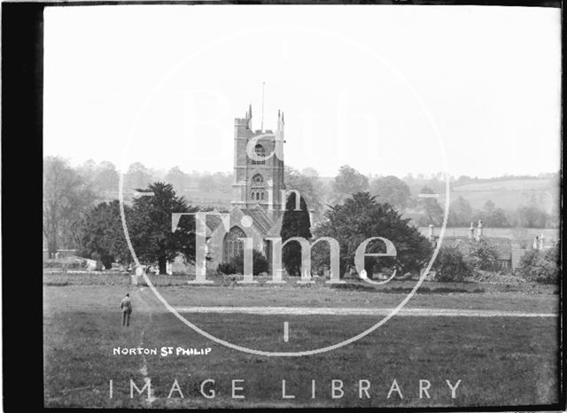 The church of St Philip and St James, Norton St Philip c.1932