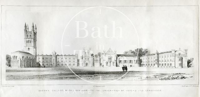 Queens College, Bath - Auxiliary to the Universities of Oxford and Cambridge 1839