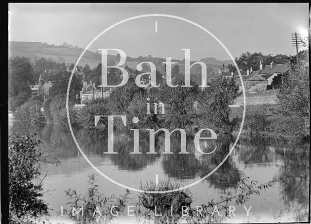 View of Stambridge, Batheaston from across the River Avon c.1920s