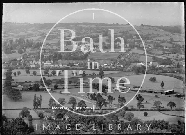 Bannerdown and Batheaston viewed from Bathampton c.1937