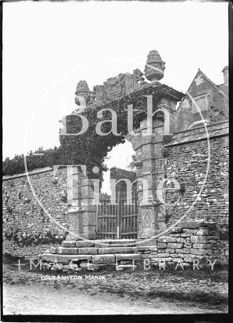 Gateway, Cold Ashton Manor, c.1920s