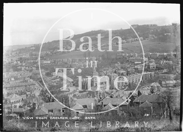 View of Widcombe from Beechen Cliff, Bath No.4 c.1920