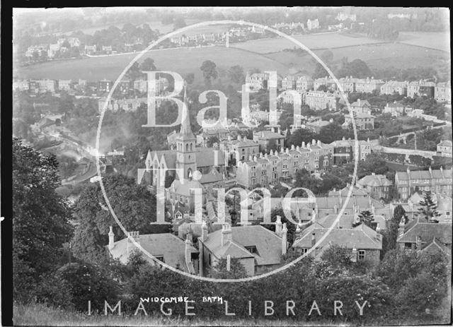 View of Widcombe from Beechen Cliff, Bath c.1920