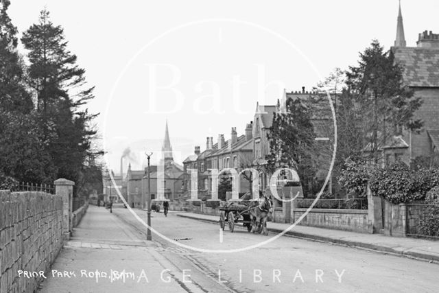 Prior Park Road c.1920 - detail