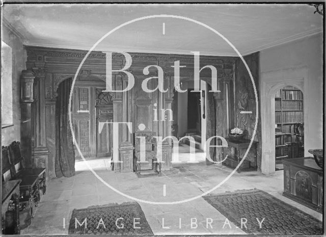 Cold Ashton Manor interior, 1935