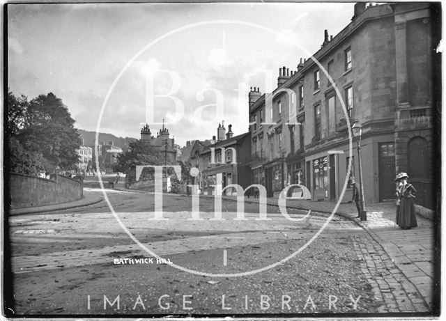 View up Bathwick Hill c.1910