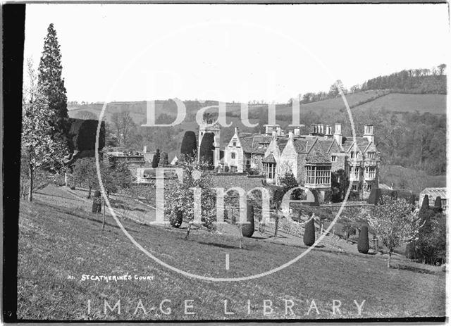 View of St Catherines Court and gardens No.21 c.1920s