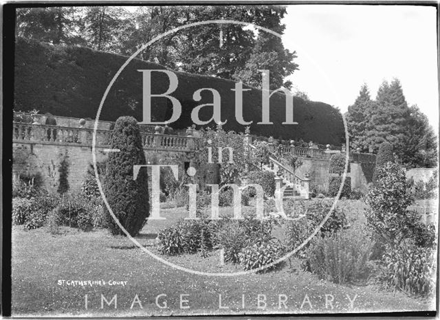 The raised terrace at St Catherines Court 1922