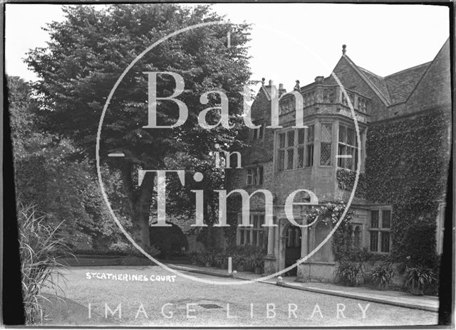 St Catherines Court viewed from the garden 1922