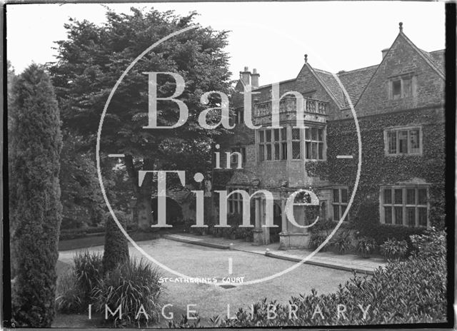 St Catherines Court viewed from the garden c.1907