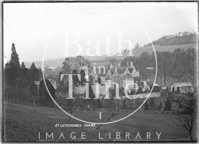 View of St Catherines Court and garden,1922