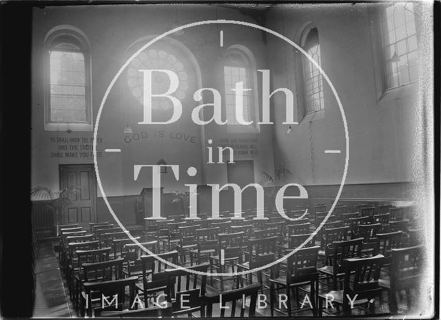 Inside the Church of Christ Scientist, Charlotte Street c.1920s