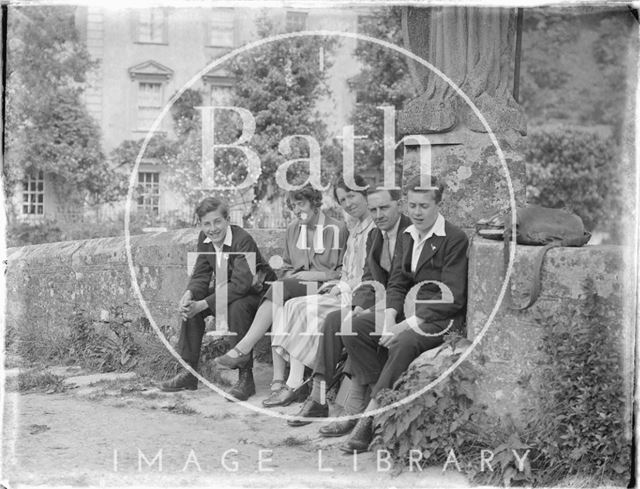 Mr and Mrs Paisey at Iford Manor 1926