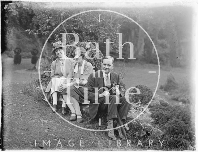 Mr and Mrs Paisey at Iford Manor 1926