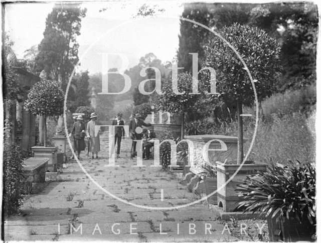 Mr and Mrs Paisey at Iford Manor 1926