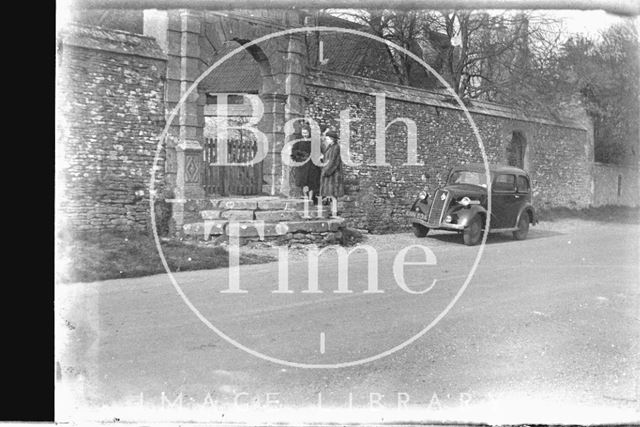 Gateway at Cold Ashton Manor c.1950s