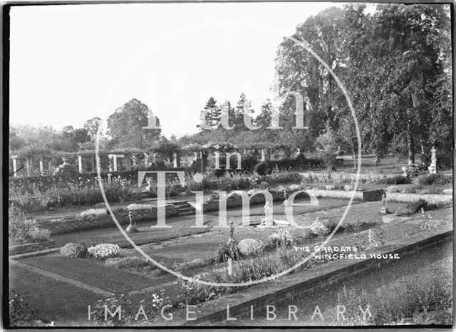 The gardens, Wingfield House 1932