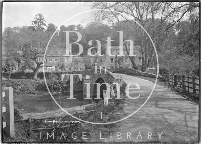 Iford bridge and Manor c.1920s