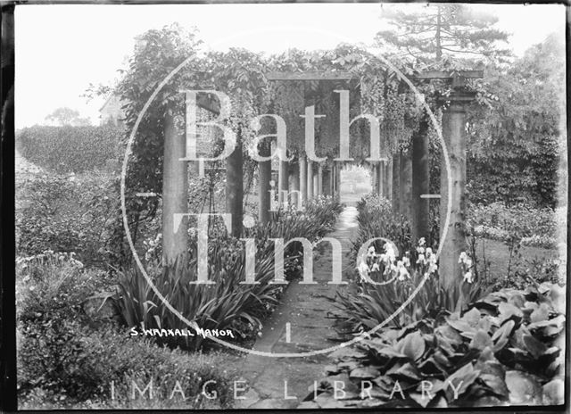 The gardens at South Wraxall Manor c.1920s