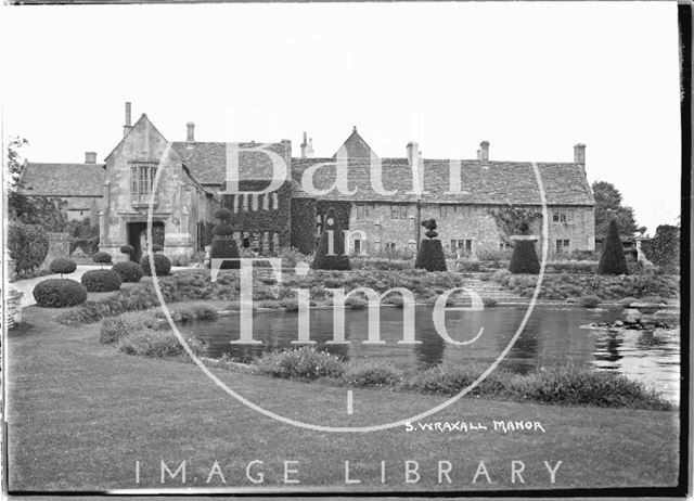  South Wraxall Manor with pond 1935