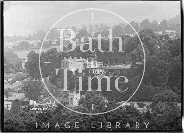 View of Crowe Hall, Widcombe, Bath, c.1920s