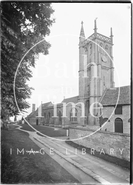 St John the Baptist church, Colerne, Wiltshire, c.1935