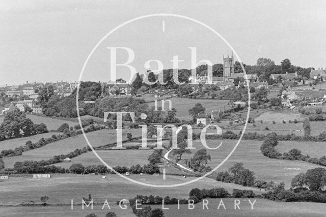 Colerne from Box Hill, Wiltshire, 1936 - detail