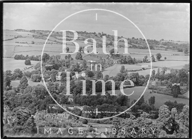 Colerne and Ditteridge from Kingsdown c.1935