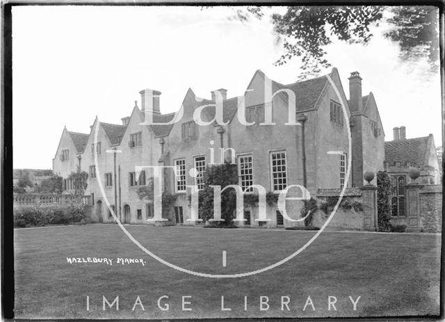 Hazelbury Manor, nr. Box, Wiltshire, c.1920s