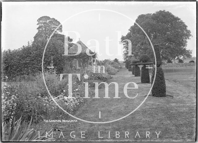 Gardens at Hazelbury Manor, nr. Box, Wiltshire, c.1920s