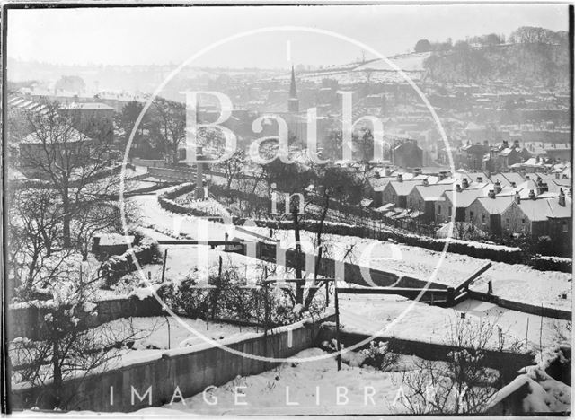 View from Sydney Buildings, Bath, c.1920