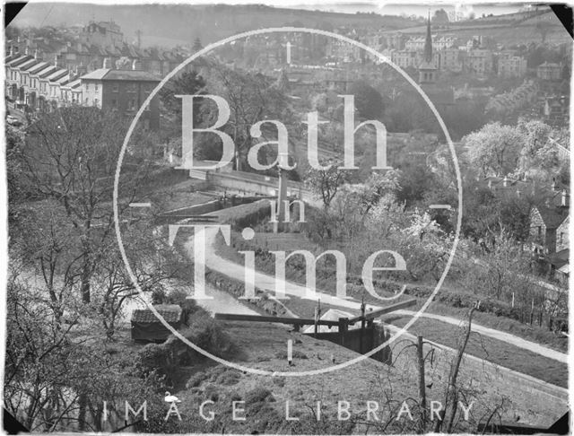 View from Sydney Buildings, Bath, c.1930