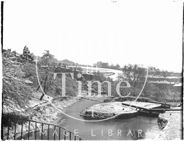 The Canal in winter, Bathwick, Bath, c.1930